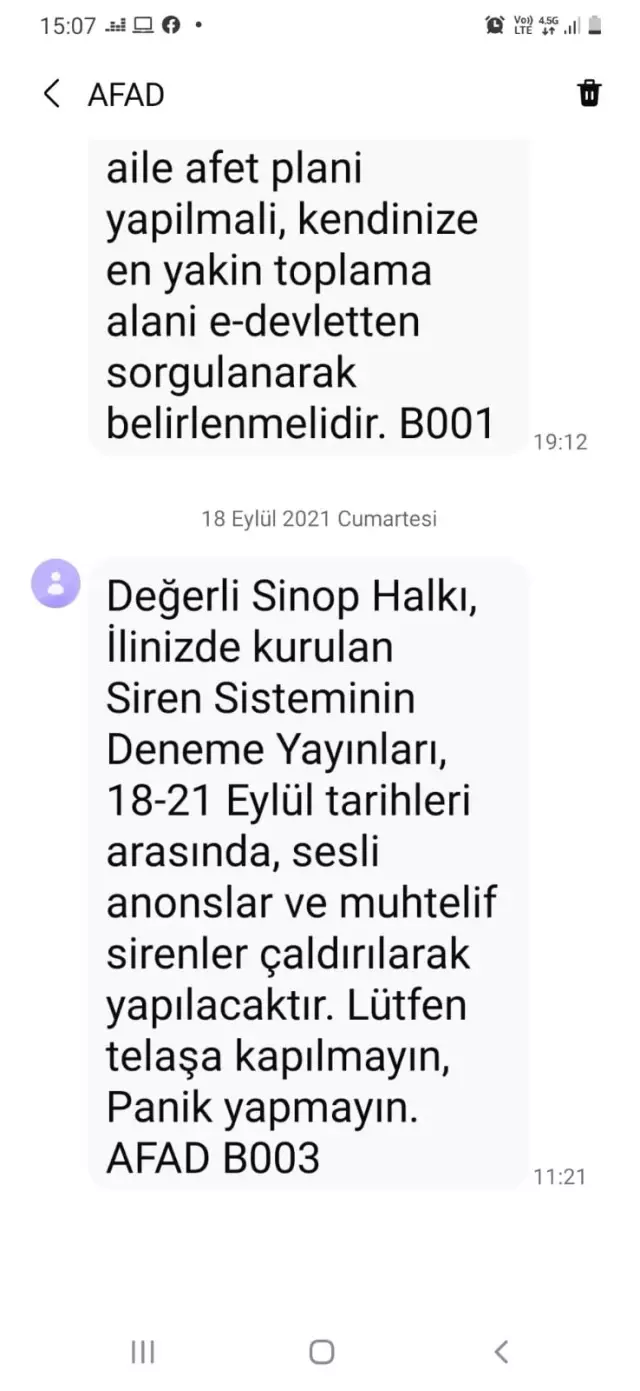 Hava saldırısına karşı test çalışması, Sinop'u sokağa döktü! Sirenler çaldı, 'Sığınaklara girin' anonsu yapıldı