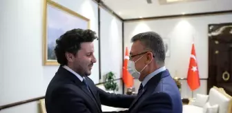 Son dakika haberi | Cumhurbaşkanı Yardımcısı Oktay, Karadağ Başbakan Yardımcısı Abazoviç'i kabul etti