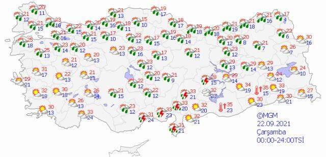 Meteoroloji 'Çok tedbirli olmalı' diyerek uyardı! Bugün için 11 ilde turuncu ve sarı kodlu alarm verildi