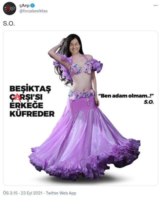 Çarşı'nın dansöz kıyafetli Serdar Ortaç paylaşımı ortalığı ayağa kaldırdı! Tepki yağıyor Çarşı'nın dansöz kıyafetli Serdar Ortaç paylaşımı ortalığı ayağa kaldırdı! Tepki yağıyor
