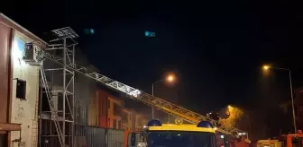 Son dakika haber | Çubuk'ta bir iş yerinde yangın
