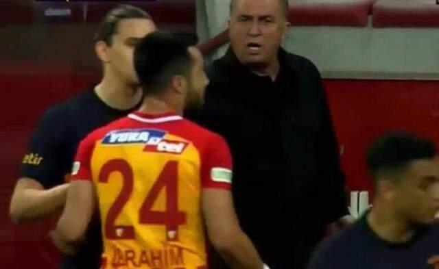 Fatih Terim, Kayserili futbolcu İbrahim Akdağ'a olay sözler: Hayırdır, sen kimsin?