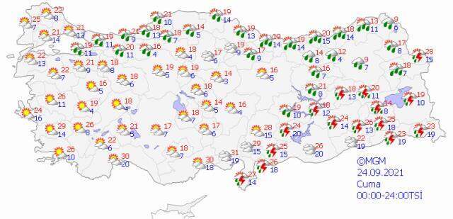 Şemsiyelerinizi bugünden hazırlayın! Meteoroloji'den 4 bölgede 41 il için sağanak uyarısı