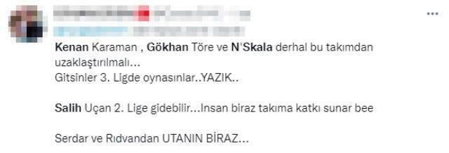 Altay mağlubiyeti sonrası Beşiktaş taraftarı, 4 futbolcuya çok öfkeli! Bir daha takımda görmek istemiyorlar