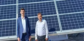 Ahırlı Belediyesinin güneş enerji santrali tamamlandı