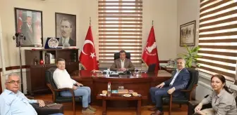 Bergama Belediye Başkanı Koştu ve BERTO Başkanı Ürper görüş alışverişinde bulundu