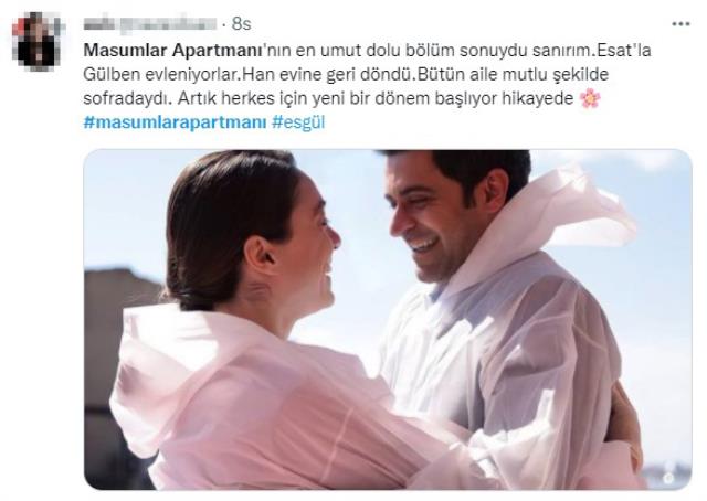 Gülben ve Esat'ın evlilik kararı Masumlar Apartmanı'na damga vurdu! Sosyal medyada yorum yağıyor