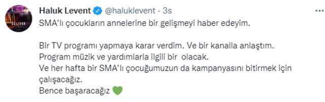 Haluk Levent, SMA hastası çocukların tedavi masrafları için televizyon programı yapacak Haluk Levent, SMA hastası çocukların tedavi masrafları için televizyon programı yapacak