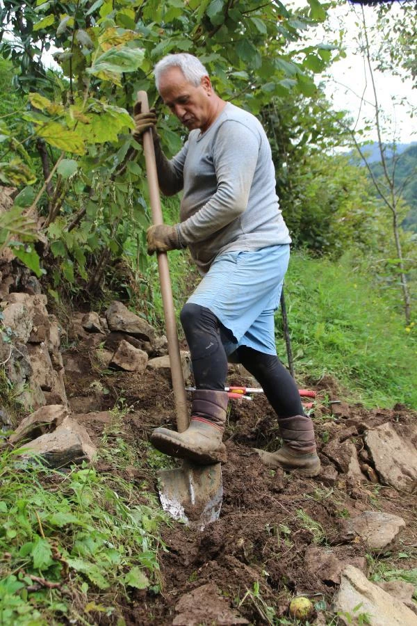 Atandığı ülkeye gidemeyen Türk büyükelçi, bağ bahçe işleri yapıyor