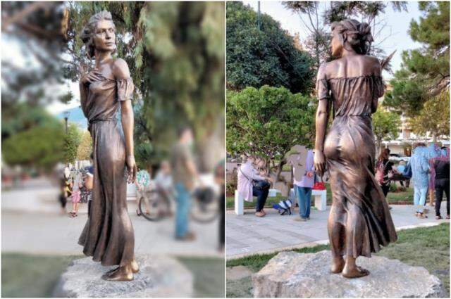 Özgürlük mücadelesinin transparan kadın figürüyle yansıtılması büyük tartışma yarattı Özgürlük mücadelesinin transparan kadın figürüyle yansıtılması büyük tartışma yarattı