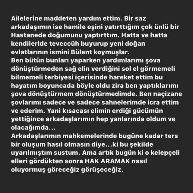 Ekibi tutuklanan Bülent Ersoy: Onlar için servetimi ortaya dökeceğim