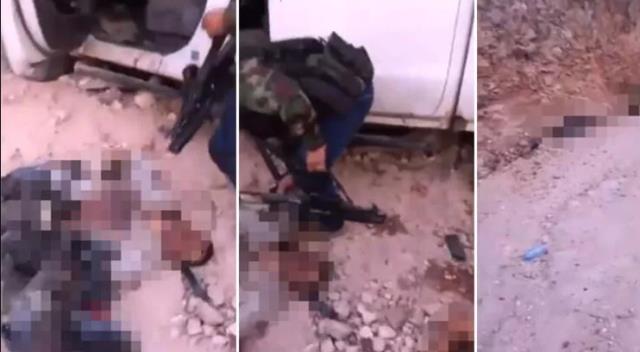 Kan donduran görüntüler! Meksika'da karteller 20 kişiyi diz çöktürüp infaz etti