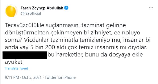 Farah Zeynep Abdullah'tan çok sert Musa Orhan tepkisi: Bunu da dosyaya ekle