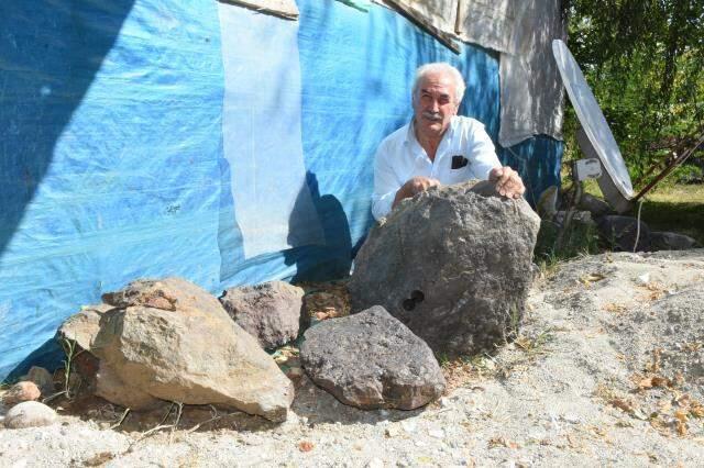 Malatyalı çiftçiden bomba iddia: Elimde bir tondan fazla göktaşı var, rekorlar kitabına girebilirim