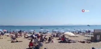 Görüntüler yazı aratmadı, sıcağı gören denize koştu