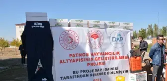 Ağrı'da çiftçilere malzeme dağıtıldı