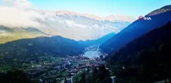 Uzungöl'de bulutların dans şöleni