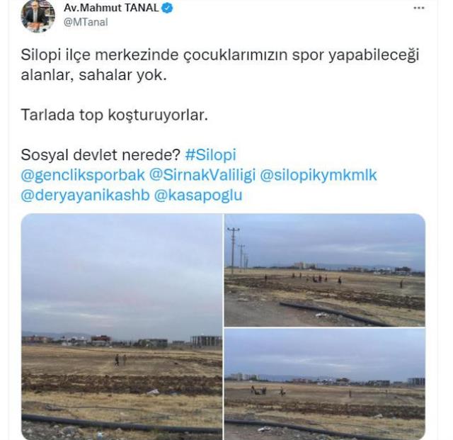 CHP'li vekilin 'Silopi'de spor yapılabilecek alanlar yok' isyanına Bakan Mehmet Kasapoğlu'ndan fotoğraflı yanıt