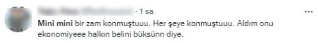 AK Partili eski vekil 'Mini mini zam gelmiştir' dedi, sosyal medyada 400 bine yakın tweet atıldı