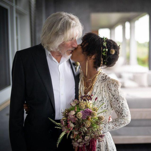 Pink Floyd'un 78 yaşındaki solisti George Rager Waters, 5. kez evlendi