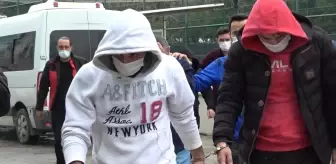 Samsun'da uyuşturucu ticareti zanlısı 5 kişi adliyede