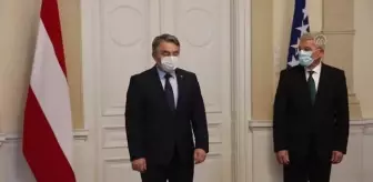 SARAYBOSNA - Avusturya Dışişleri Bakanı Linhart, Bosna Hersek'te temaslarda bulundu
