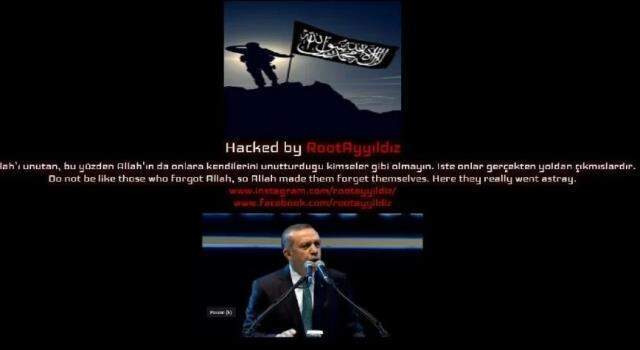 Trump'a hacker şoku! Sitesinin ana sayfasına Cumhurbaşkanı Erdoğan ile Türkçe bir mesaj yerleştirdiler Trump'a hacker şoku! Sitesinin ana sayfasına Cumhurbaşkanı Erdoğan ile Türkçe bir mesaj yerleştirdiler