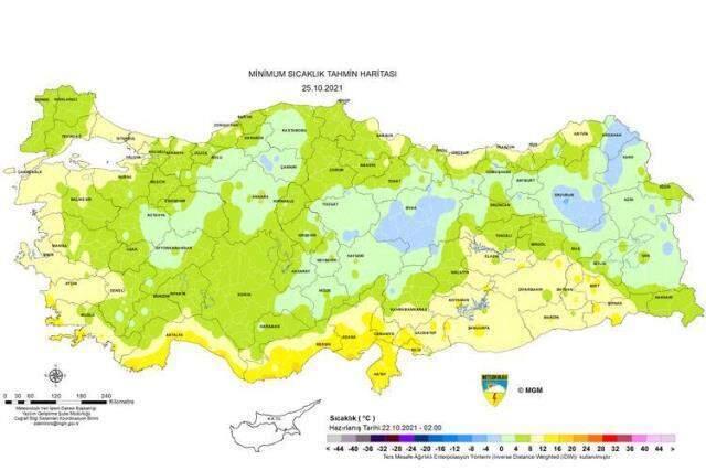 Meteoroloji haritaları paylaştı! Bugün 2-4 derece artacak sıcaklıklar pazar akşamından itibaren ciddi şekilde düşecek