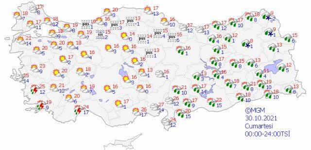 Meteoroloji gün verip uyardı! İstanbul, Ankara ve İzmir dahil 52 il yağmura teslim olacak Meteoroloji gün verip uyardı! İstanbul, Ankara ve İzmir dahil 52 il yağmura teslim olacak