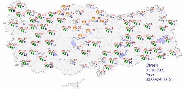 Meteoroloji gün verip uyardı! İstanbul, Ankara ve İzmir dahil 52 il yağmura teslim olacak Meteoroloji gün verip uyardı! İstanbul, Ankara ve İzmir dahil 52 il yağmura teslim olacak