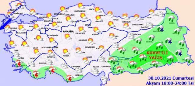 Meteoroloji'den 4 bölgeye uyarı! Onlarca ile sağanak ve kar yağışı bekleniyor