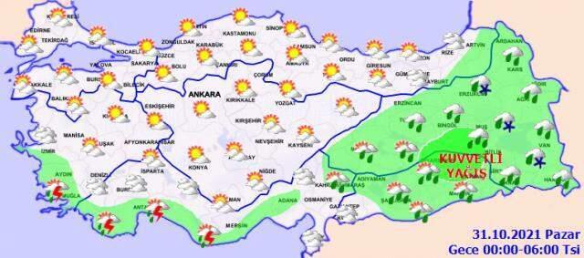 Meteoroloji'den 4 bölgeye uyarı! Onlarca ile sağanak ve kar yağışı bekleniyor