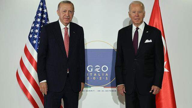 Son Dakika: Cumhurbaşkanı Recep Tayyip Erdoğan ile ABD Başkanı Joe Biden arasındaki görüşme başladı Son Dakika: Cumhurbaşkanı Recep Tayyip Erdoğan ile ABD Başkanı Joe Biden arasındaki görüşme başladı