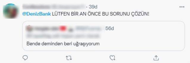Denizbank'ta erişim sorunu! Müşteriler mobil ve internet bankacılığından işlem yapamıyor Denizbank'ta erişim sorunu! Müşteriler mobil ve internet bankacılığından işlem yapamıyor