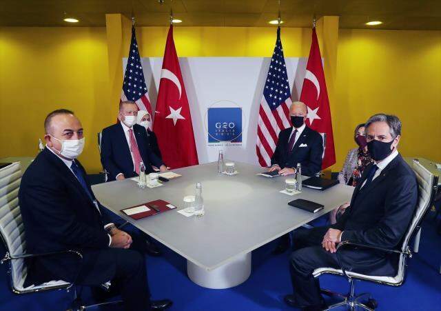 Son Dakika: Cumhurbaşkanı Erdoğan ile ABD Başkanı Joe Biden arasındaki görüşme başladı Son Dakika: Cumhurbaşkanı Erdoğan ile ABD Başkanı Joe Biden arasındaki görüşme başladı