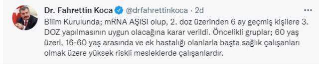 Son Dakika: 3 Kasım günü Türkiye'de koronavirüs sebebiyle 246 kişi vefat etti, 29 bin 764 yeni vaka tespit edildi Son Dakika: 3 Kasım günü Türkiye'de koronavirüs sebebiyle 246 kişi vefat etti, 29 bin 764 yeni vaka tespit edildi