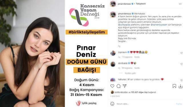 Oyuncu Yiğit Kirazcı, Pınar Deniz'in doğum gününü dudak dudağa verdikleri pozla kutladı