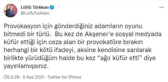 Ettiği küfür kameralara yansıyan İYİ Partili Lütfü Türkkan, sinkaflı sözlerini inkar edip vatandaşı suçladı Ettiği küfür kameralara yansıyan İYİ Partili Lütfü Türkkan, sinkaflı sözlerini inkar edip vatandaşı suçladı