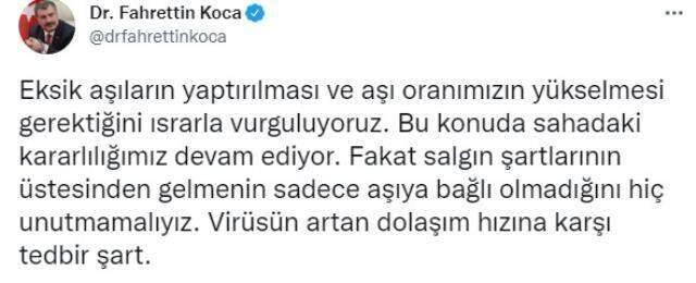 Son Dakika: Türkiye'de 8 Kasım günü koronavirüs sebebiyle 187 kişi vefat etti, 27 bin 824 yeni vaka tespit edildi