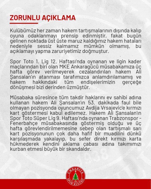 Yine Ali Şansalan! Trabzon-F.Bahçe maçındaki olay, bu kez TFF 1. Lig'de yaşandı Yine Ali Şansalan! Trabzon-F.Bahçe maçındaki olay, bu kez TFF 1. Lig'de yaşandı