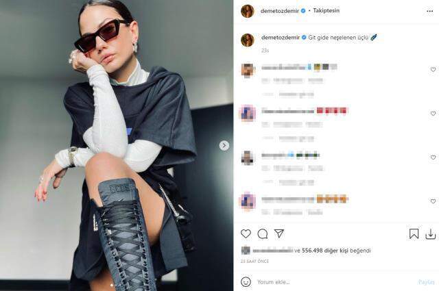 Demet Özdemir, günlük kombiniyle pozlar verdi, çanta ve çizmesinin fiyatı dudak uçuklattı Demet Özdemir, günlük kombiniyle pozlar verdi, çanta ve çizmesinin fiyatı dudak uçuklattı