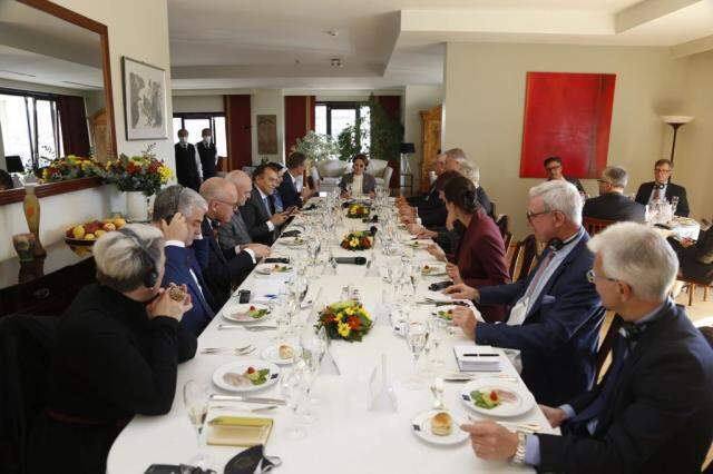 İYİ Parti Genel Başkanı Akşener, AB büyükelçileriyle görüştü İYİ Parti Genel Başkanı Akşener, AB büyükelçileriyle görüştü