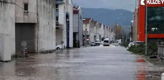 Samsun'da sanayi sitesini su bastı
