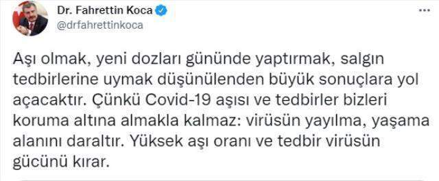 Son Dakika: Türkiye'de 10 Kasım günü koronavirüs sebebiyle 203 kişi vefat etti, 27 bin 259 yeni vaka tespit edildi