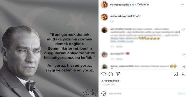 Tüm Türkiye tek yürek oldu! İşte ünlü isimlerin 10 Kasım paylaşımları