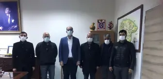 Kağızmanspor yönetiminden Kaymakam Türkmen'e ziyaret