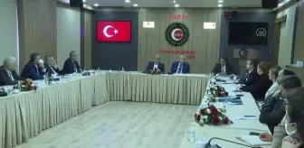 Hak-İş Başkanı Arslan, Lübnan İşçi Sendikaları Konfederasyonu ile görüştü