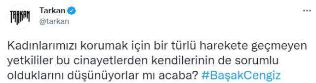 Ünlü isimler, Başak Cengiz'in ölümünün ardından kadın cinayetlerine bir kez daha isyan etti Ünlü isimler, Başak Cengiz'in ölümünün ardından kadın cinayetlerine bir kez daha isyan etti
