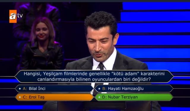 Kenan İmirzalıoğlu'ndan Milyoner'de Yeşilçam sorusunu bilemeyen yarışmacıya dikkat çeken tepki: İyi ki çekildin
