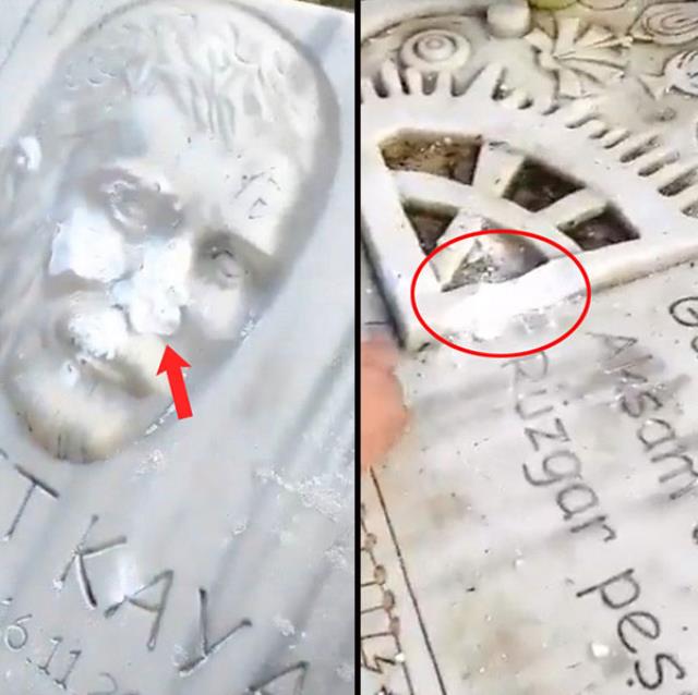 Gelen ziyaretçiler fark etti! Ahmet Kaya'nın mezarı tahrip edildi